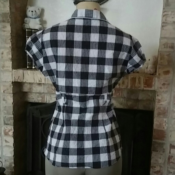 Heart Soul Casual Plaid Blouse - Picture 3 of 8